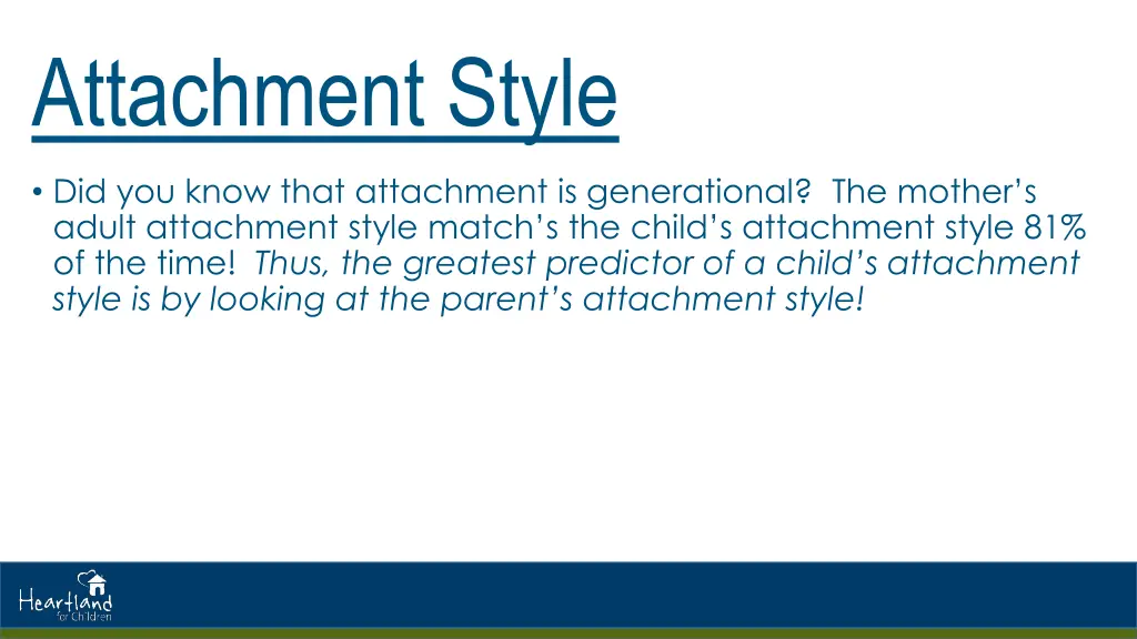 attachment style