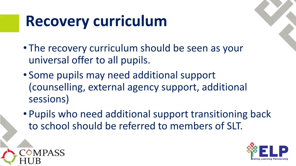 recovery curriculum 3