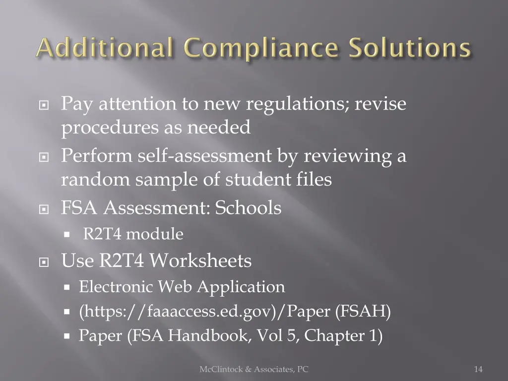 pay attention to new regulations revise
