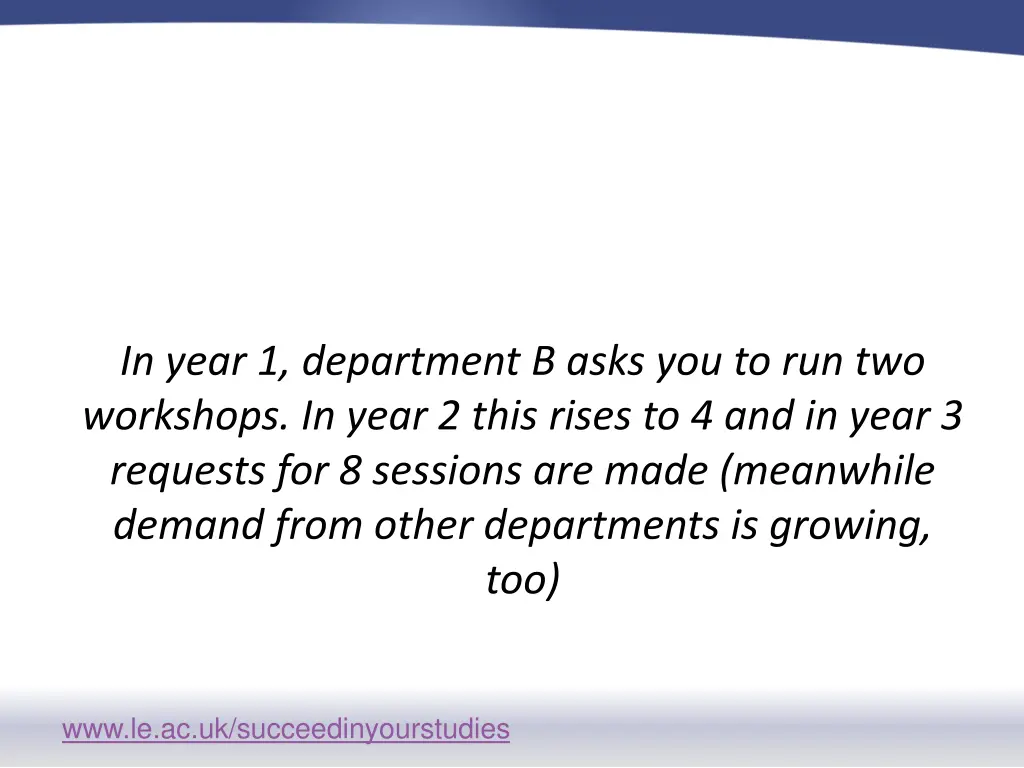 in year 1 department b asks