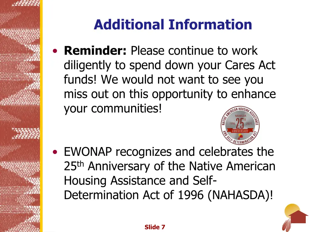 additional information
