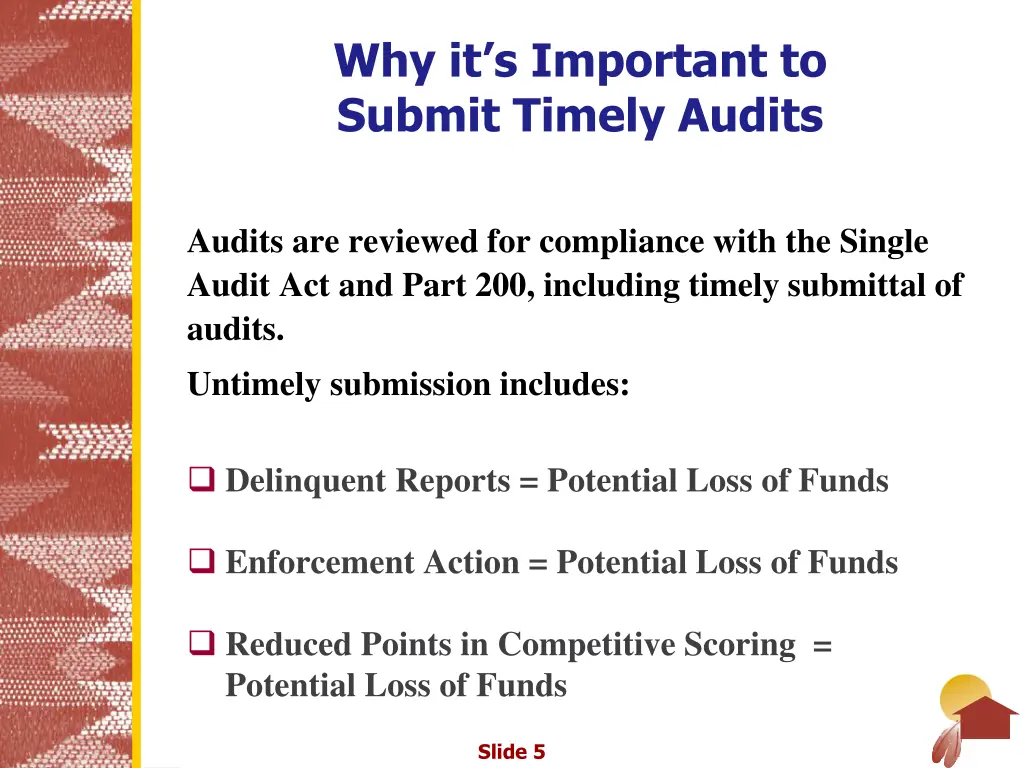 why it s important to submit timely audits