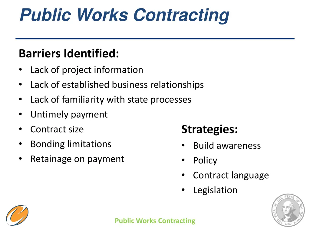 public works contracting 2