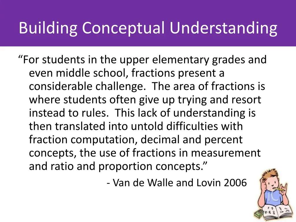 building conceptual understanding