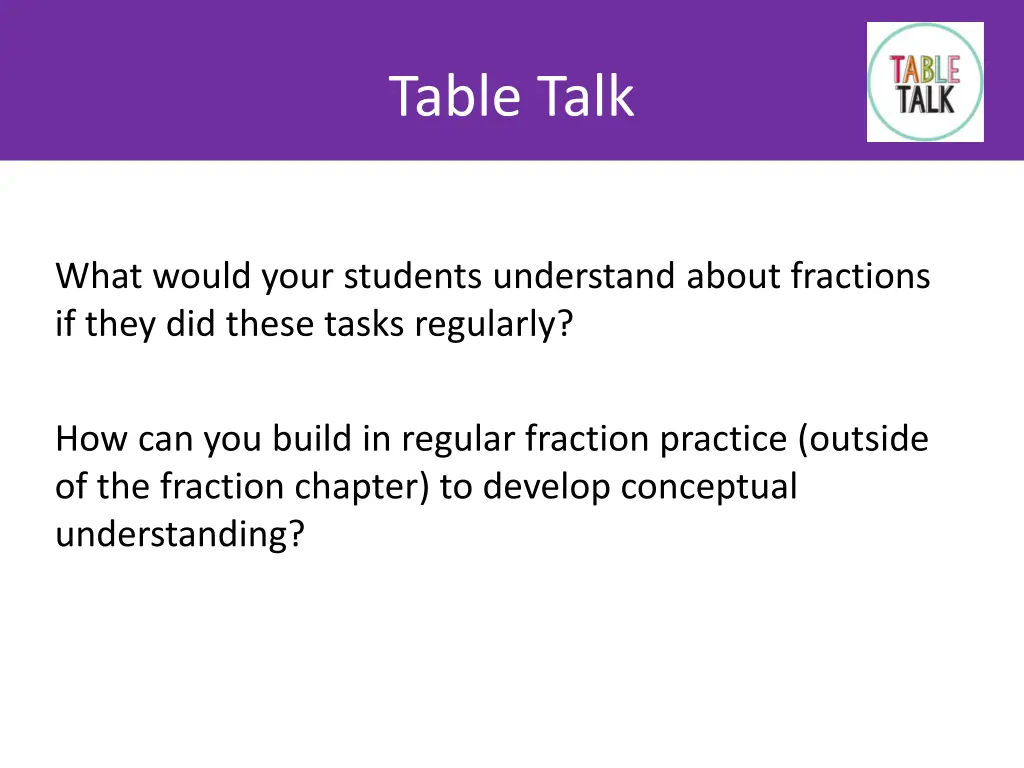 table talk