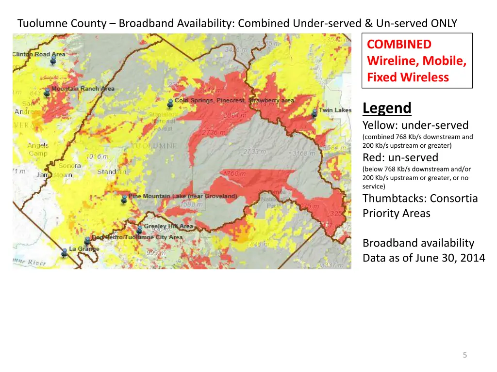 tuolumne county broadband availability combined
