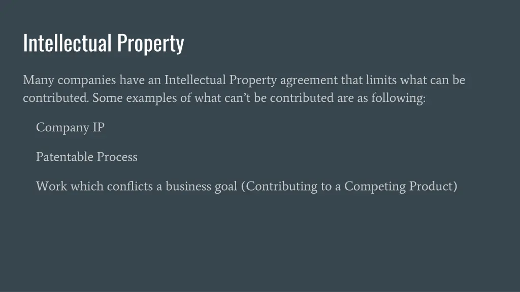 intellectual property