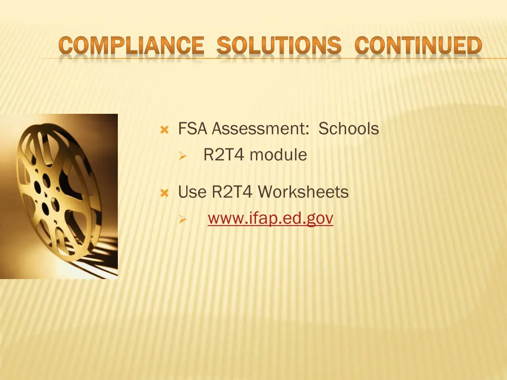 compliance solutions continued compliance