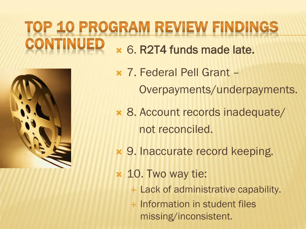 top top 10 continued continued