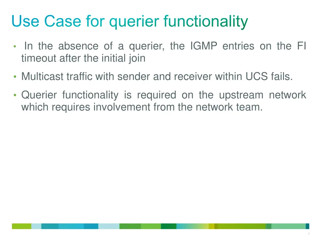 use case for querier functionality