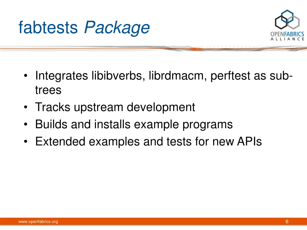 fabtests package