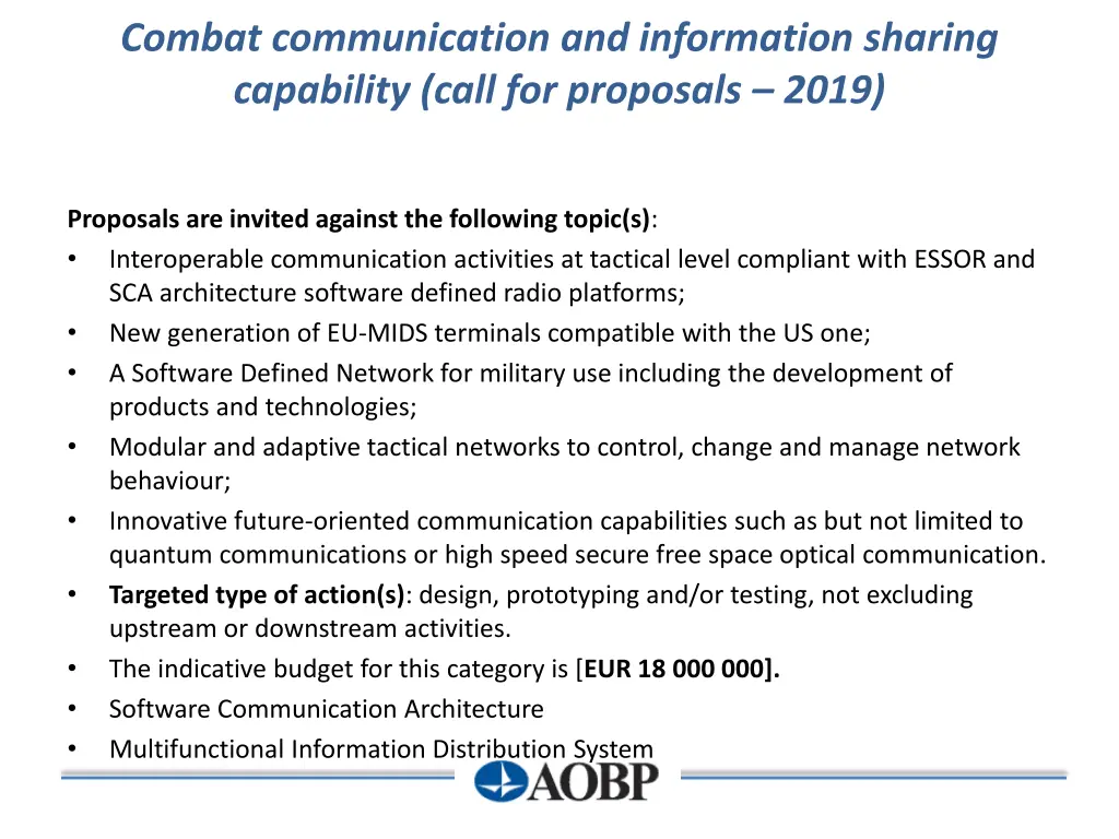 combat communication and information sharing