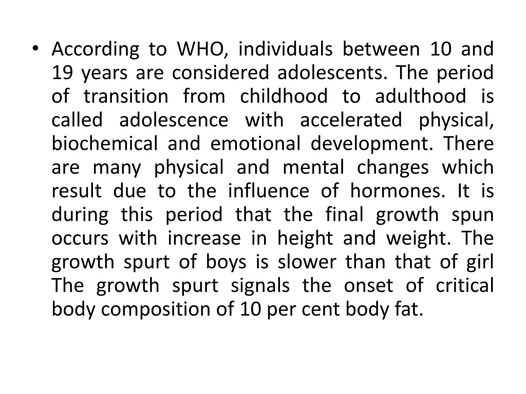 according to who individuals between