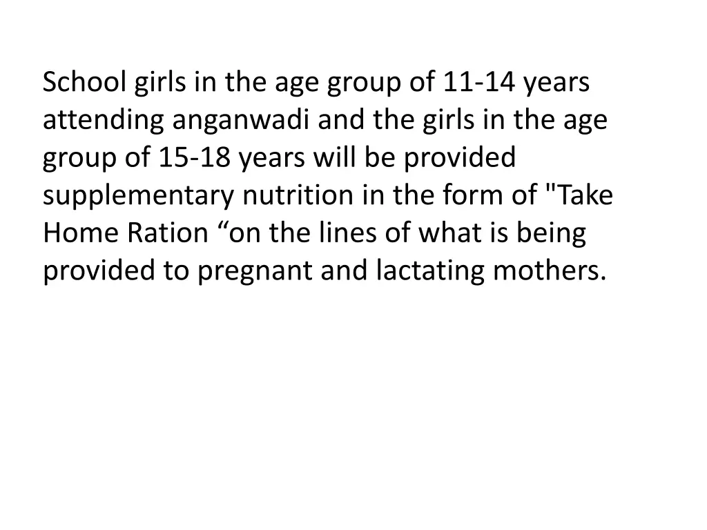 school girls in the age group of 11 14 years