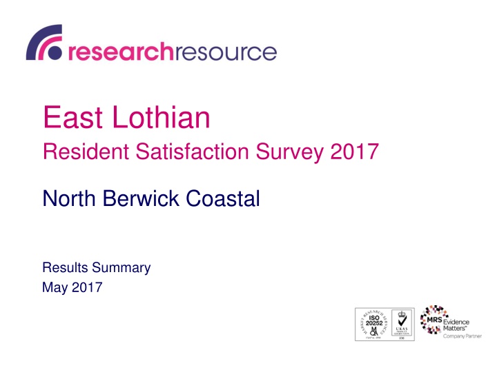east lothian resident satisfaction survey 2017