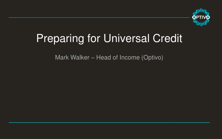 preparing for universal credit