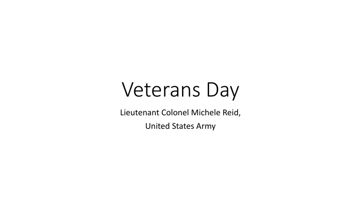 veterans day