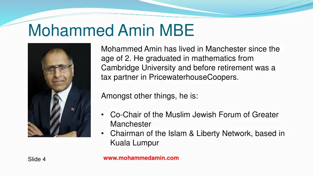 mohammed amin mbe