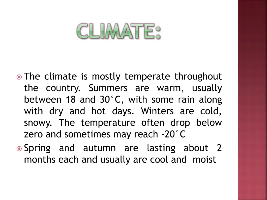 climate