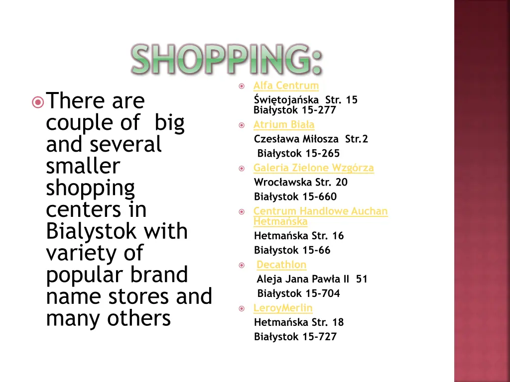 shopping