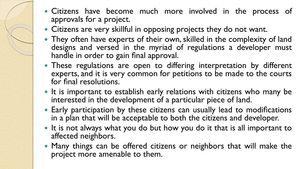 citizens have become much more involved