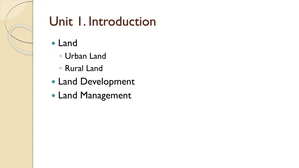 unit 1 introduction