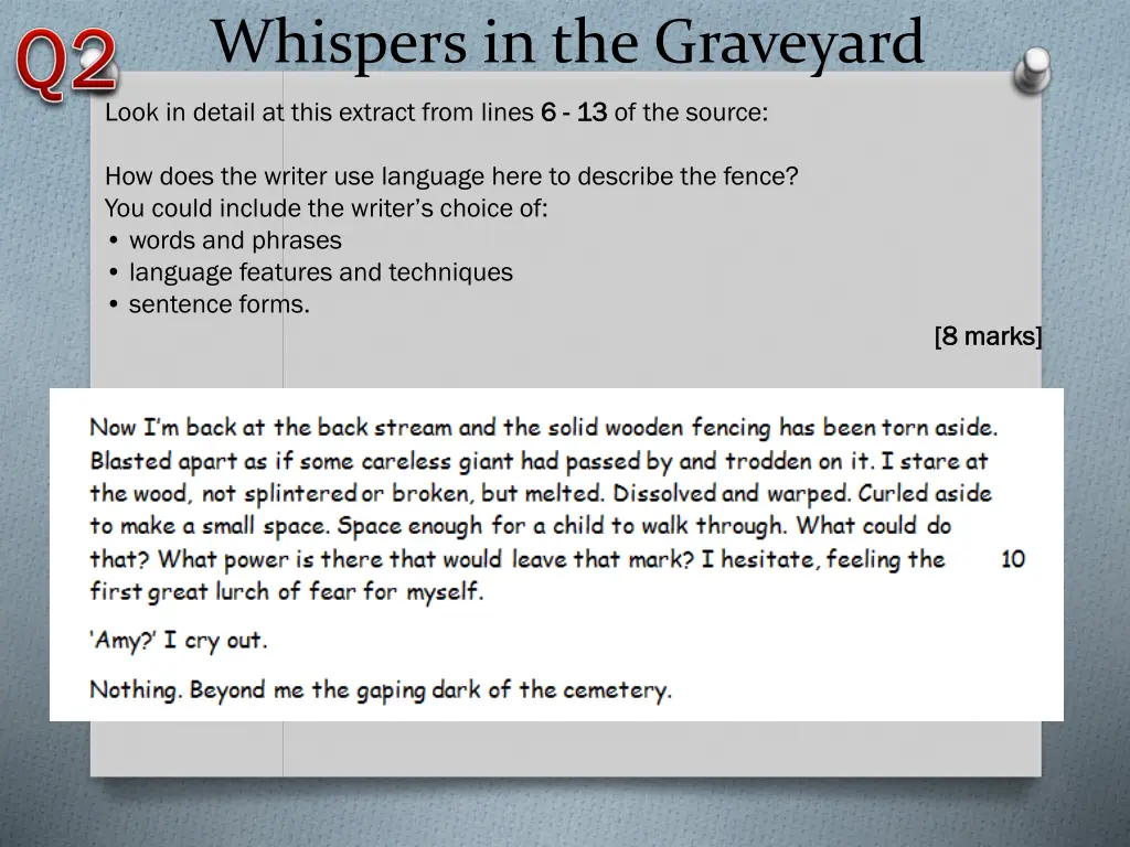 whispers in the graveyard