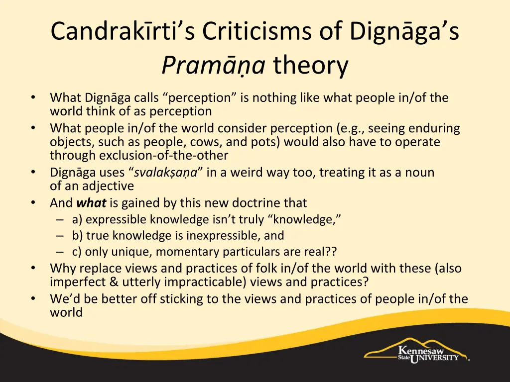 candraki rti s criticisms of digna ga s prama