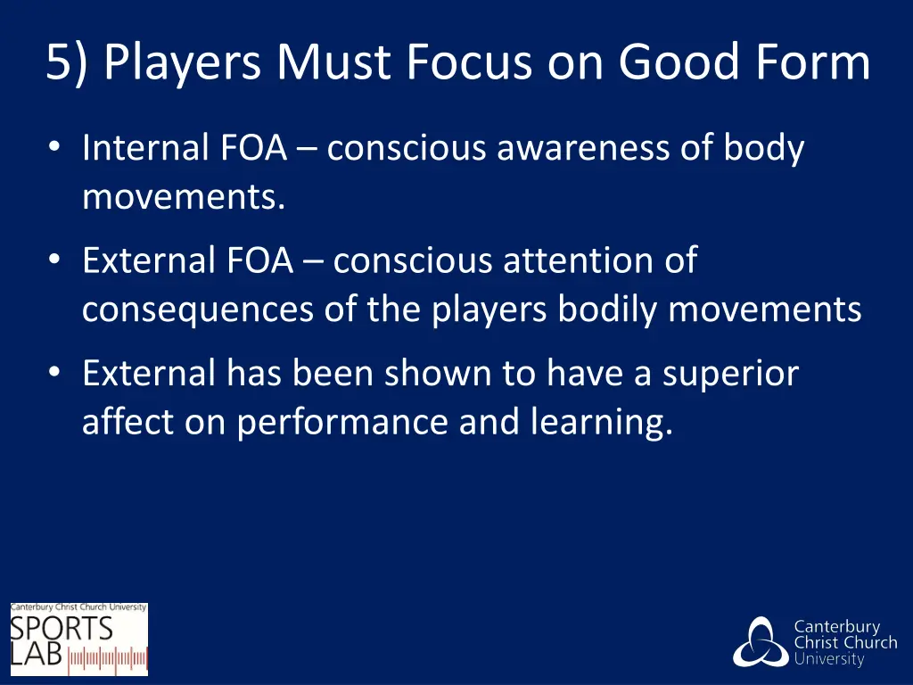 5 players must focus on good form