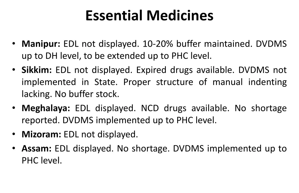 essential medicines