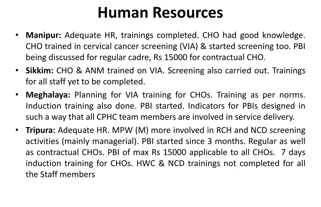 human resources