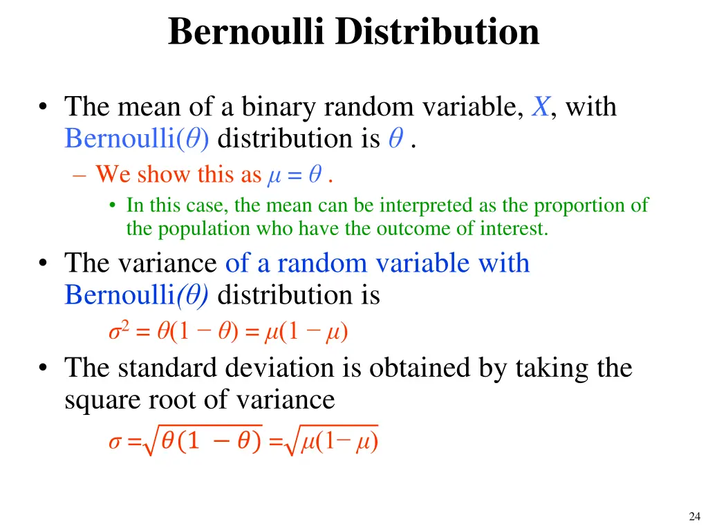 bernoulli distribution 2