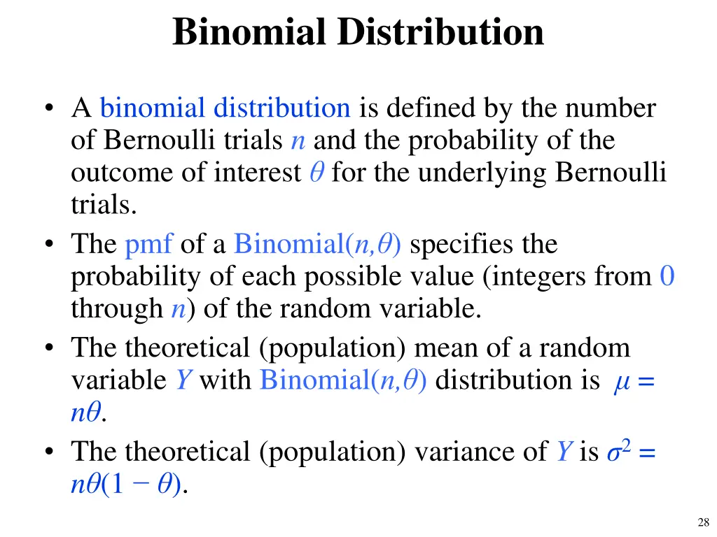 binomial distribution 1