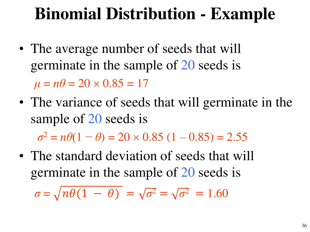 binomial distribution example 5