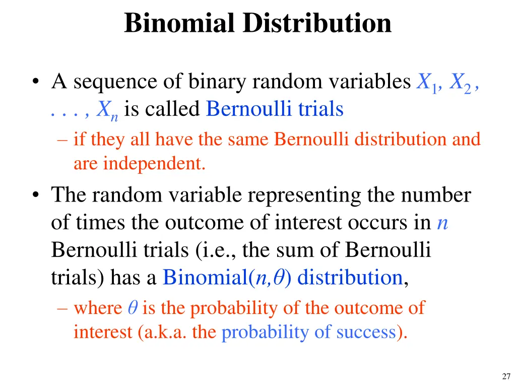 binomial distribution