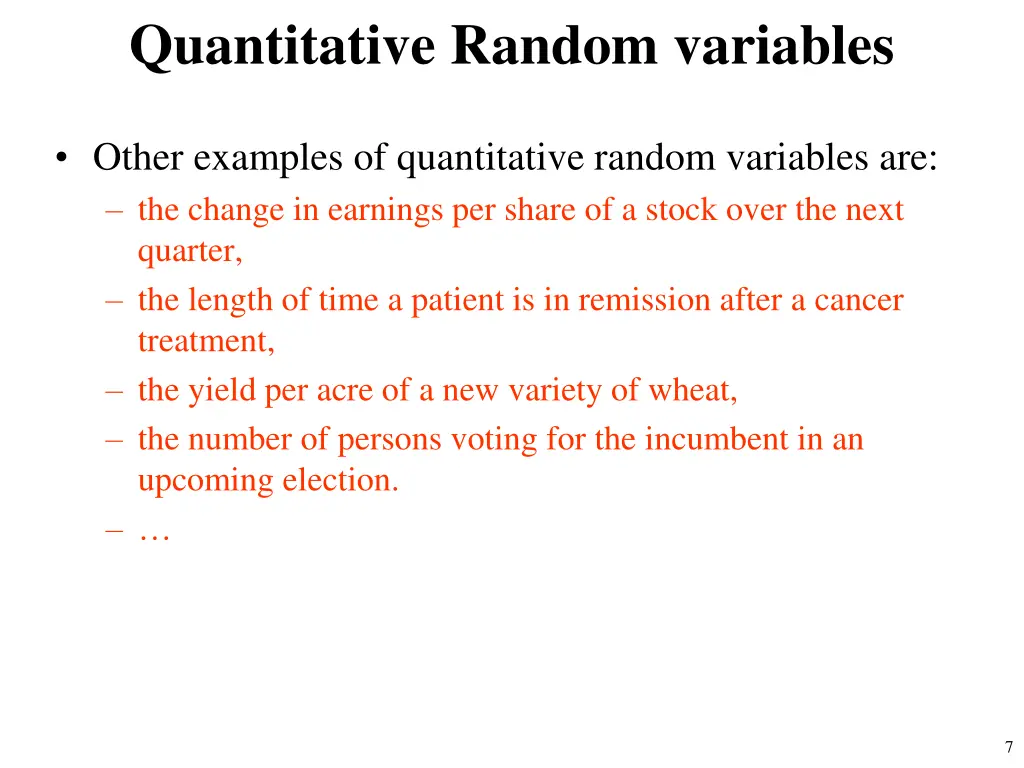 quantitative random variables 1