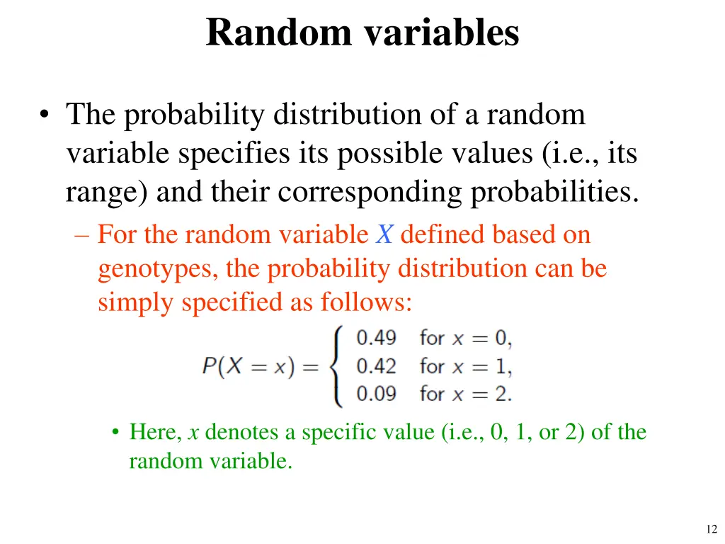random variables 5