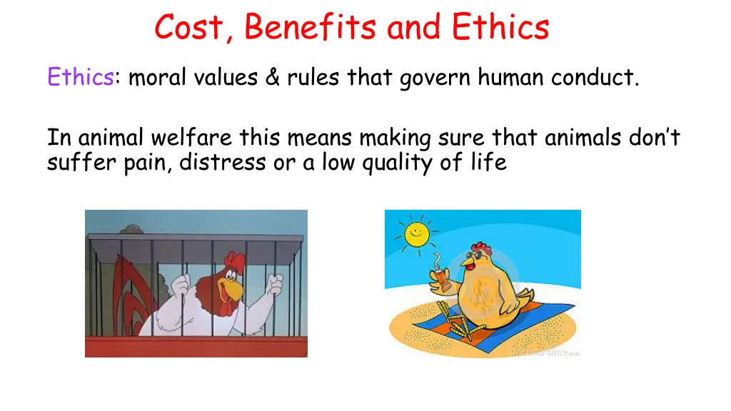 cost benefits and ethics ethics moral values