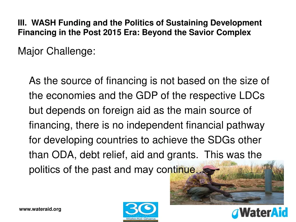 iii wash funding and the politics of sustaining 2