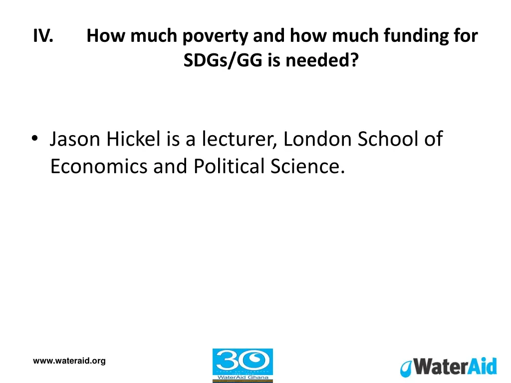 iv how much poverty and how much funding for sdgs
