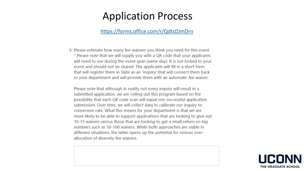 application process