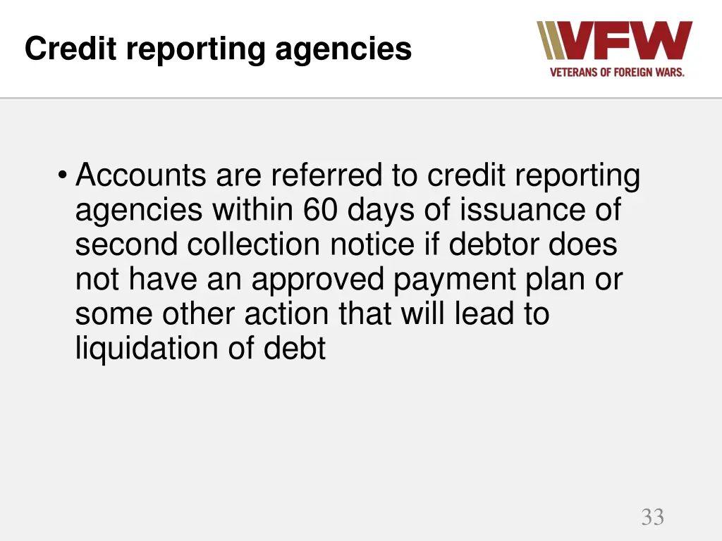 credit reporting agencies