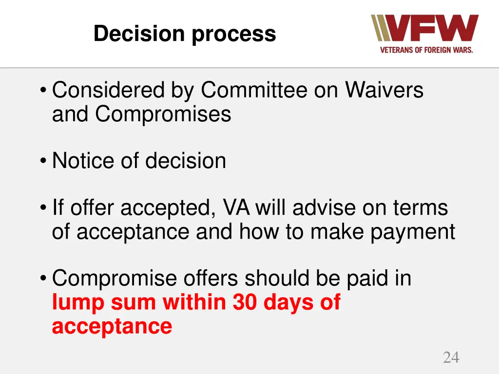 decision process