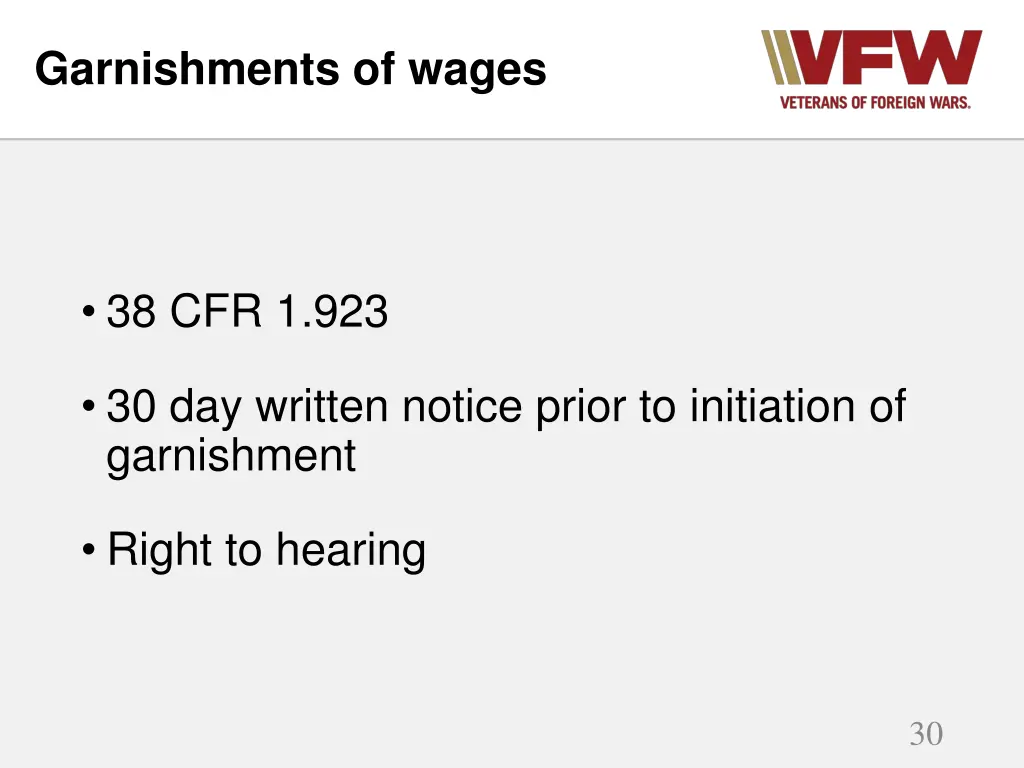 garnishments of wages