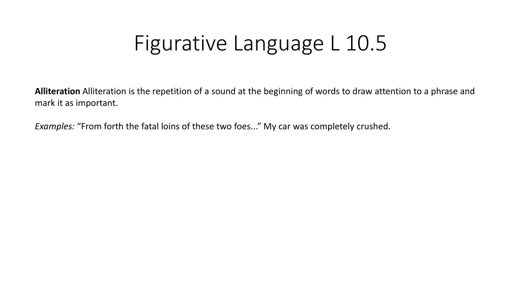 figurative language l 10 5 5