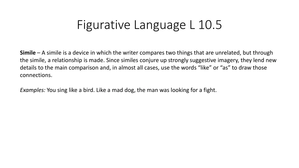 figurative language l 10 5