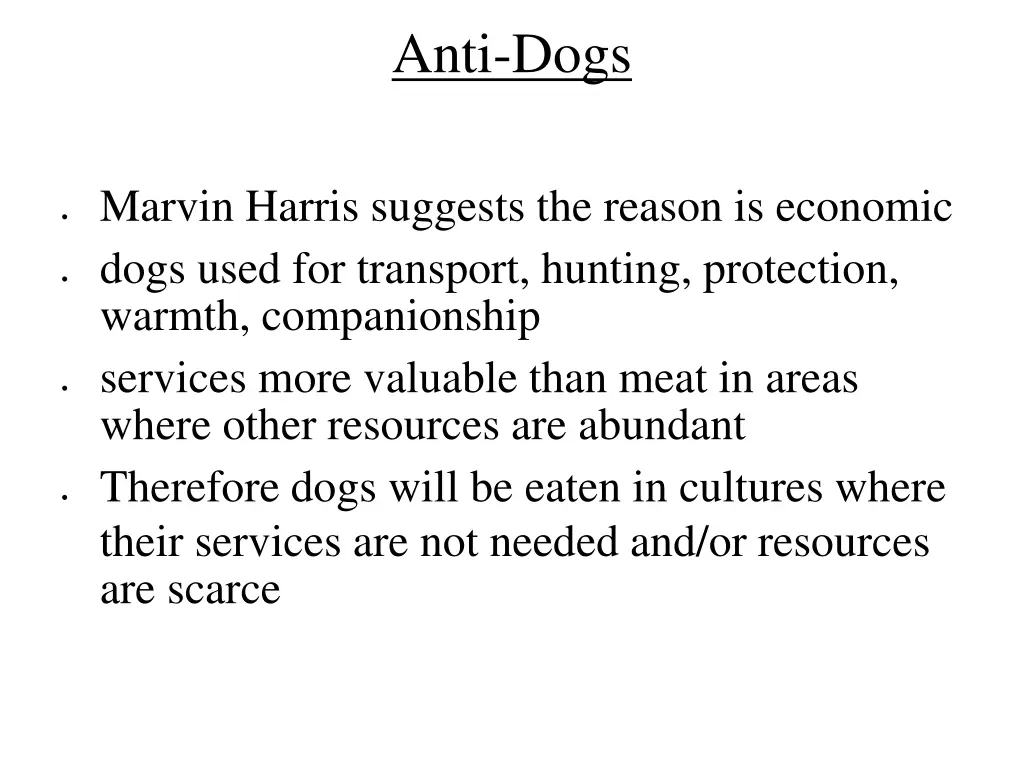 anti dogs