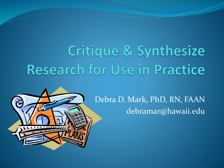 debra d mark phd rn faan debramar@hawaii edu