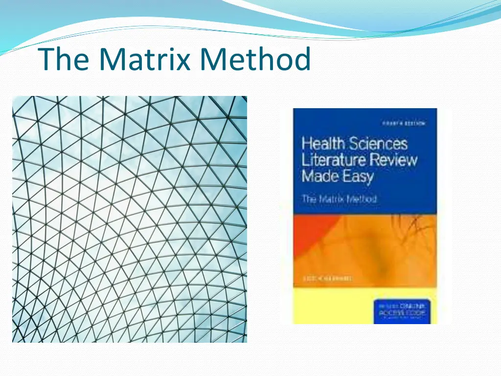 the matrix method