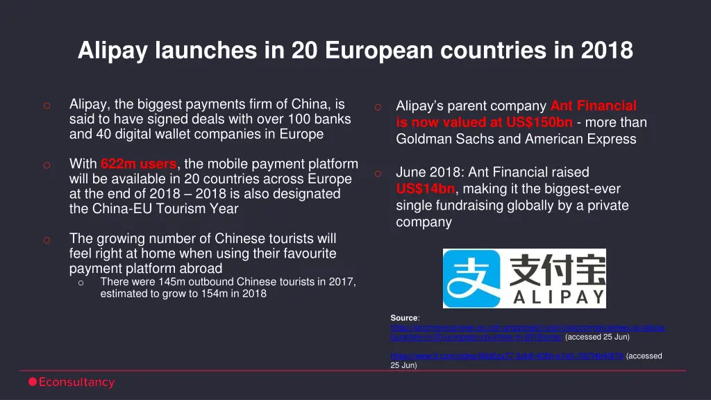 alipay launches in 20 european countries in 2018